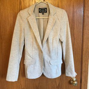 Oatmeal-Colored Blazer, Size Small
